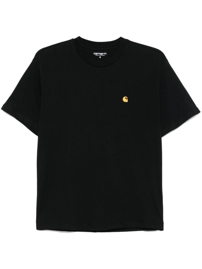 Carhartt T-shirt Nero Donna Chase 1