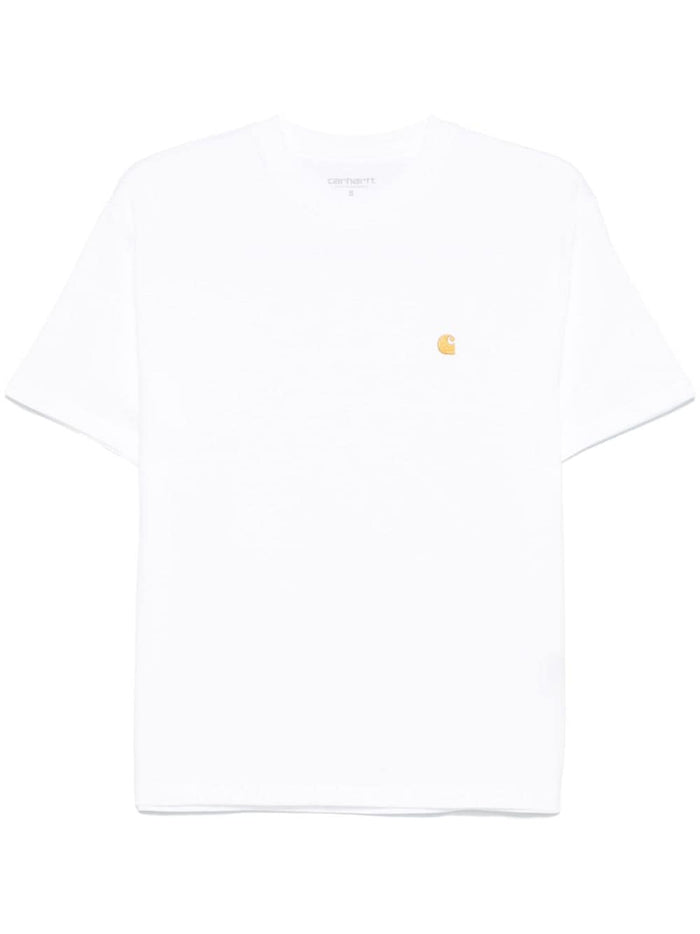 Carhartt T-shirt Bianco Donna Chase 1