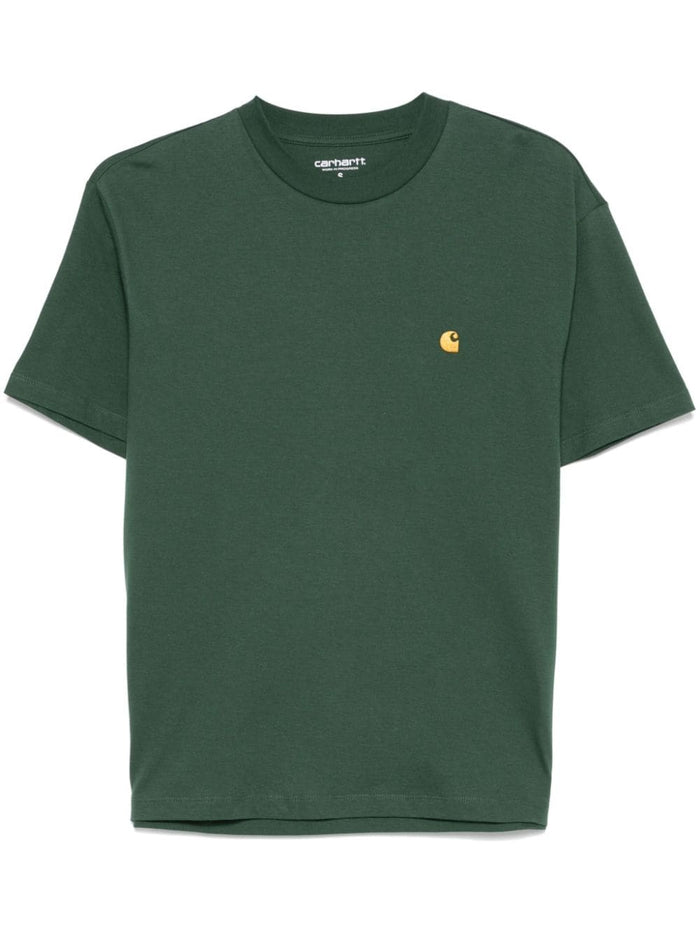 Carhartt T-shirt Verde Donna Chase 1