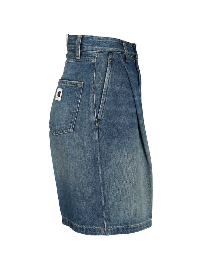 Carhartt Wip Short Blu Donna 4