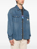 Carhartt Camicia Blu Uomo Denim Patch Logo 2