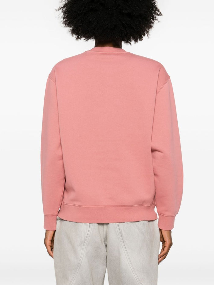 Carhartt WIP Felpa Rosa Donna Ricamo Logo 3