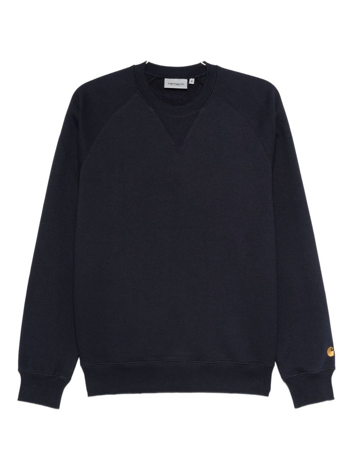 Carhartt Wip Micro Script Herren Sweatshirt Blau 5