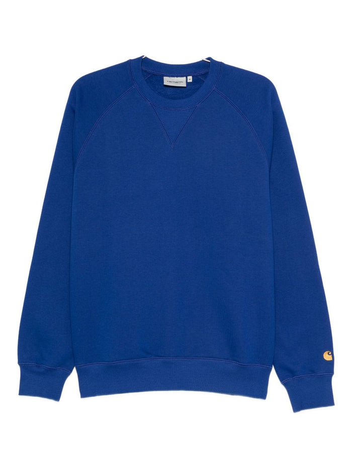 Carhartt Wip Herren-Sweatshirt mit Mikro-Stickerei-Logo in Blau 5