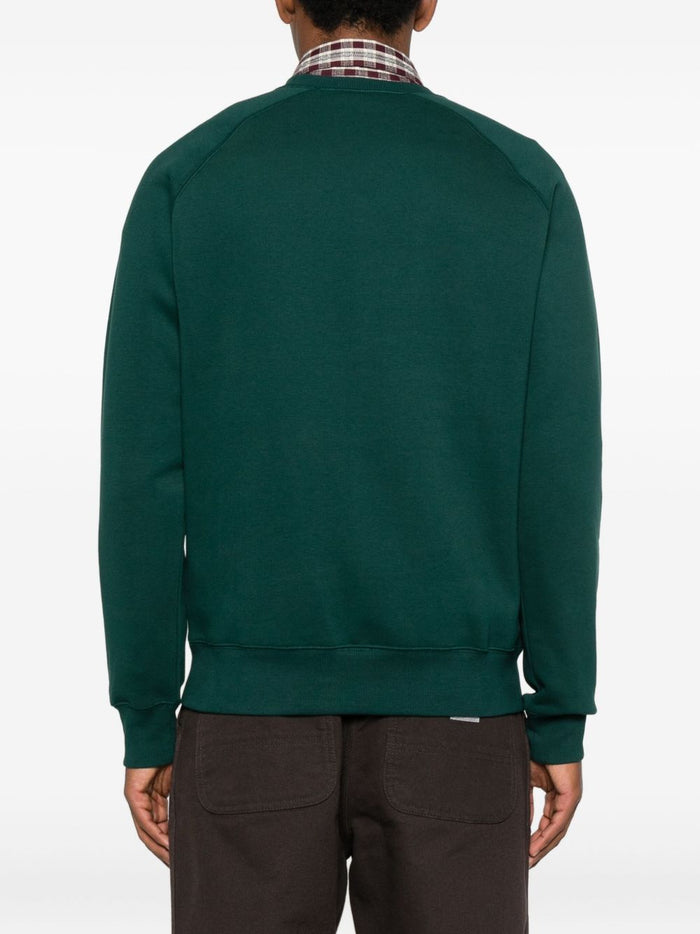 Carhartt WIP Chase Herren Sweatshirt in grün 3