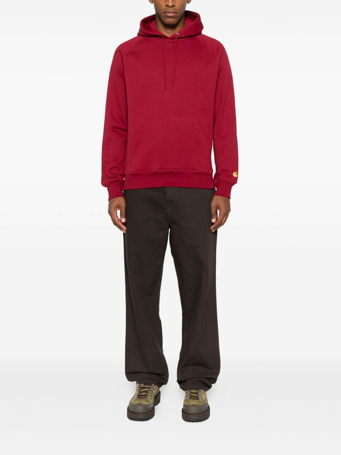 Carhartt Wip Chase Herren Hoodie Rot 2