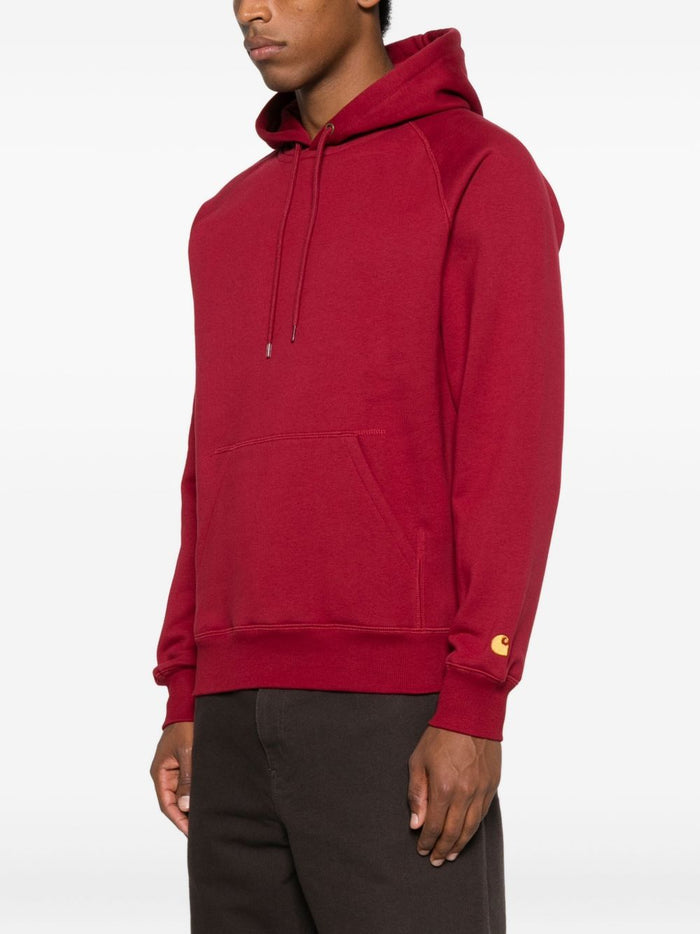 Carhartt Wip Chase Herren Hoodie Rot 1