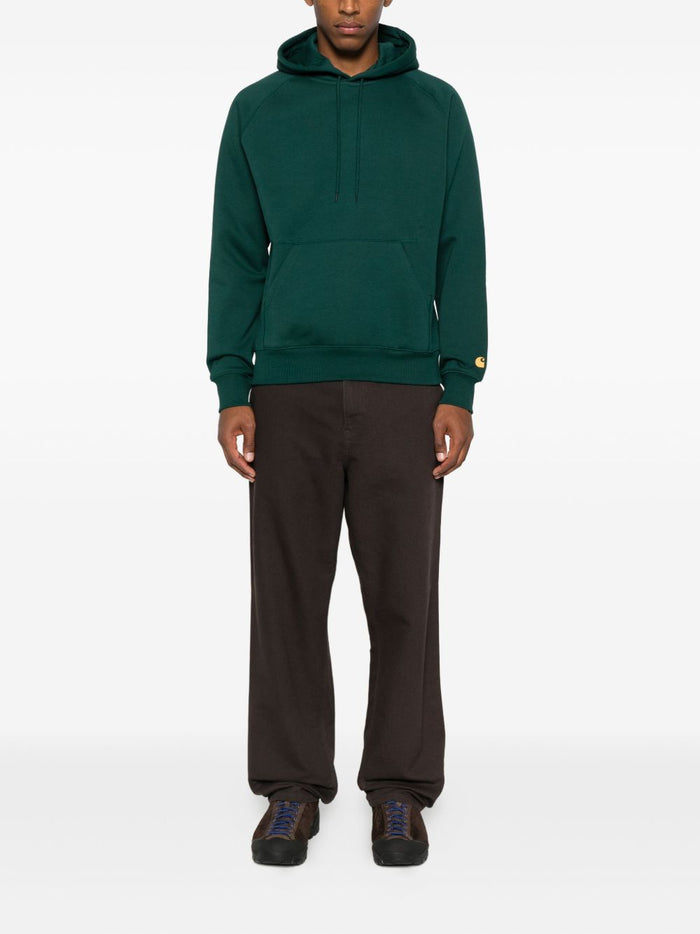 Carhartt Wip Herren Sweatshirt Chase in grün 2