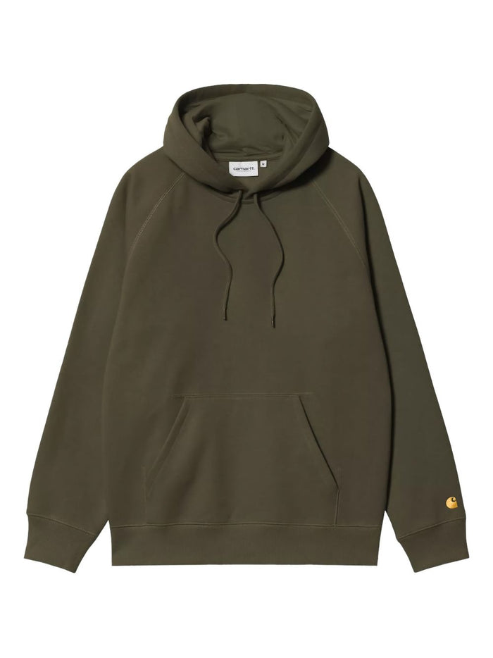 Carhartt Wip Herren – Sweatshirt mit Kängurutasche in grün 3