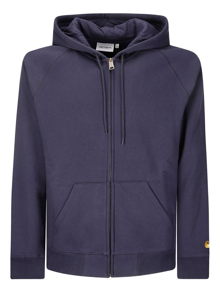 Carhartt WIP Zip Hoodie Herren Blau Sweatshirt 1