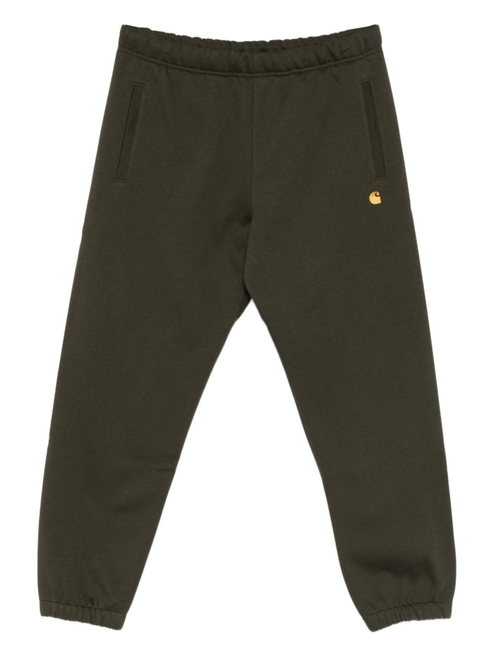 Carhartt Wip Pantalone Verde Uomo Chase Sweat Pant 5