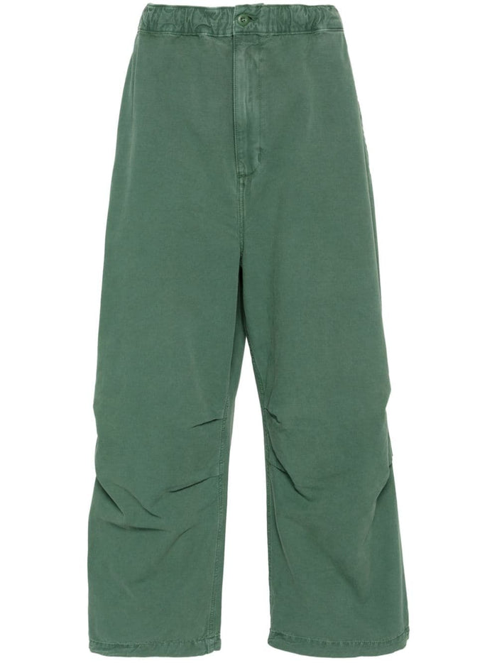 Carhartt Pantalone Verde Uomo Hubbard Gamba Ampia 5