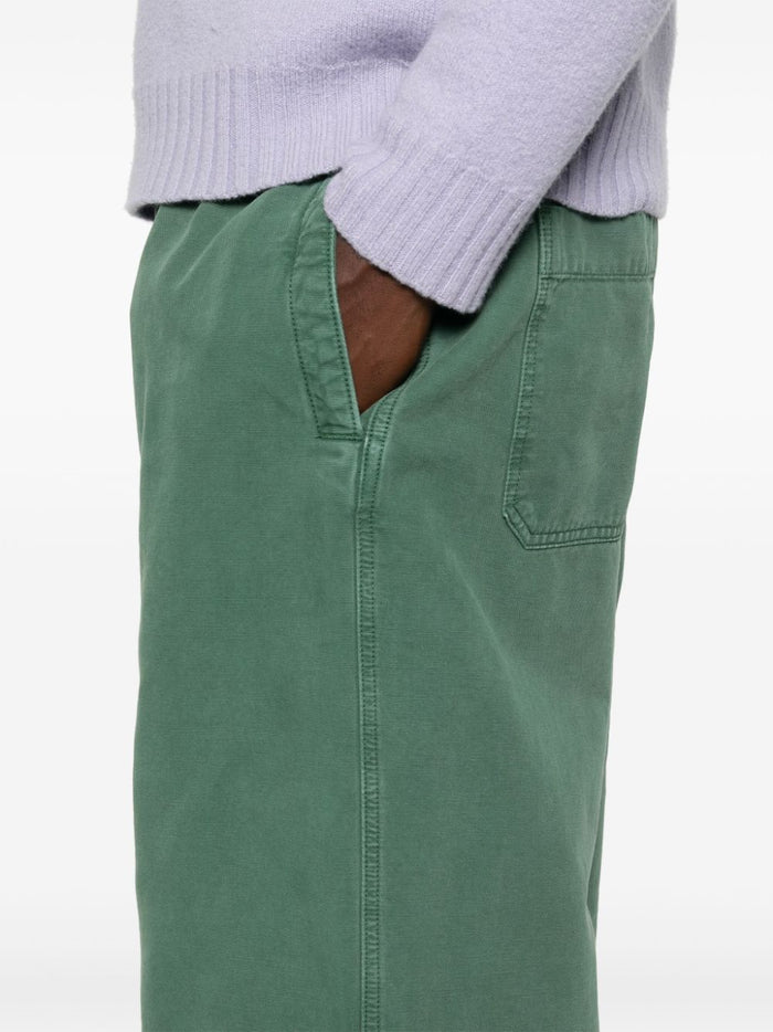 Carhartt Pantalone Verde Uomo Hubbard Gamba Ampia 4