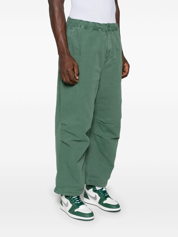 Carhartt Pantalone Verde Uomo Hubbard Gamba Ampia 2