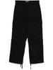 Carhartt Pantalone Nero Donna Cargo Gamba Ampia 5