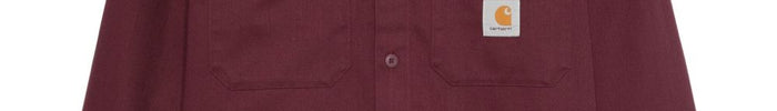 Carhartt WIP Master Shirt Uomo Camicia Borgogna - Dipierro