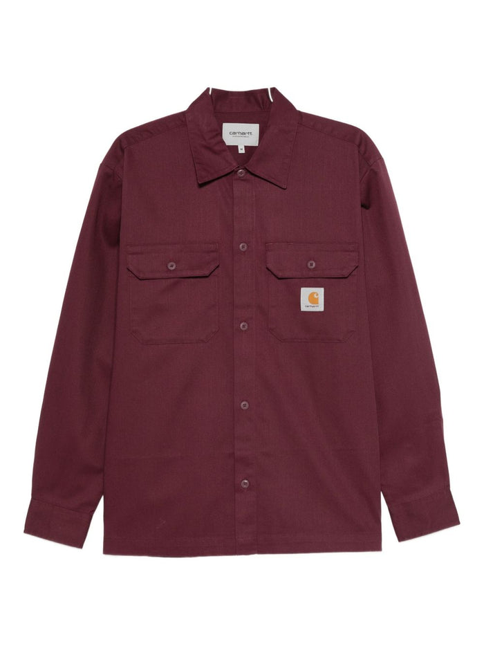 Carhartt WIP Master Shirt Burgunderhemd für Herren 1