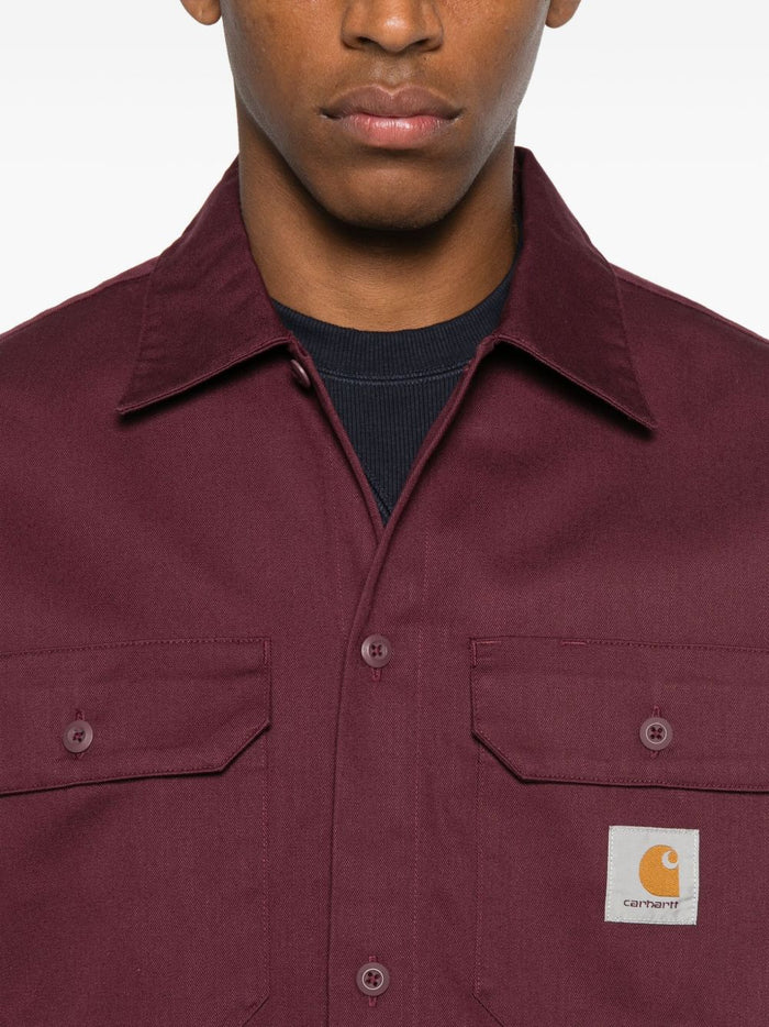 Carhartt WIP Master Shirt Burgunderhemd für Herren 3