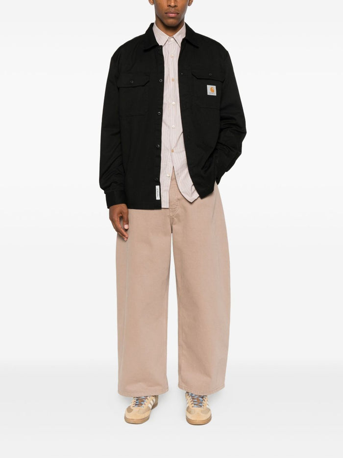 Carhartt Wip Herren-Hemd mit Taschen, schwarz 2