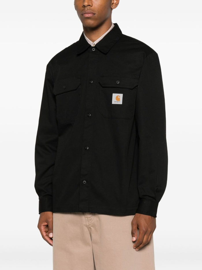 Carhartt Wip Herren-Hemd mit Taschen, schwarz 1