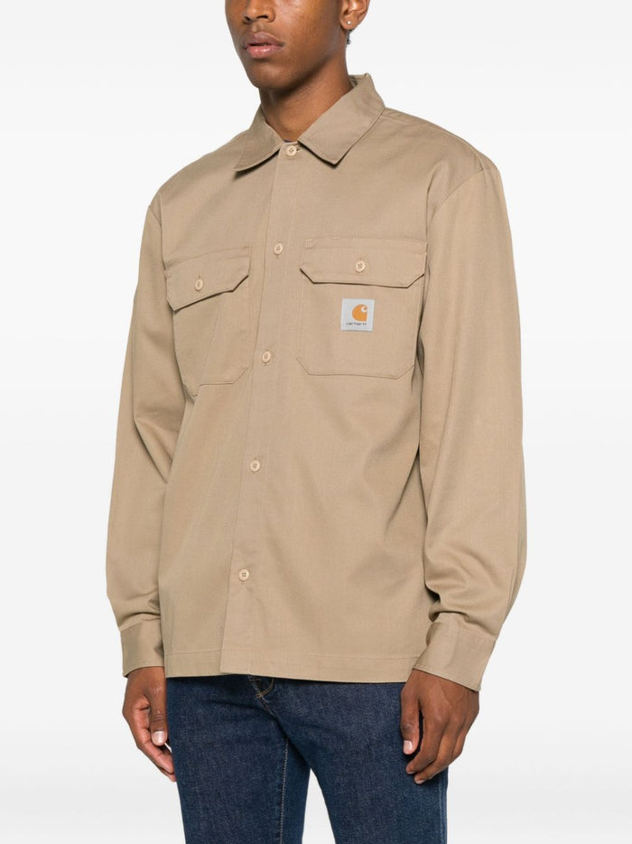 Carhartt WIP Master Shirt Beiges Herrenhemd 4