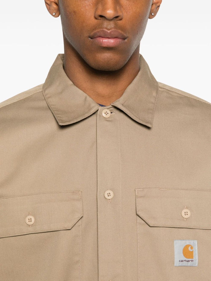 Carhartt WIP Master Shirt Beiges Herrenhemd 5
