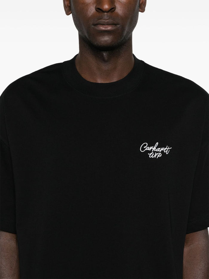 Carhartt Wip T-shirt Nero Uomo 4