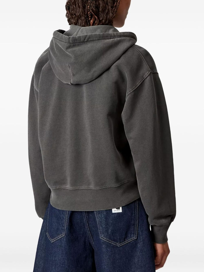 Carhartt Wip Felpa Crop Donna Nero 2