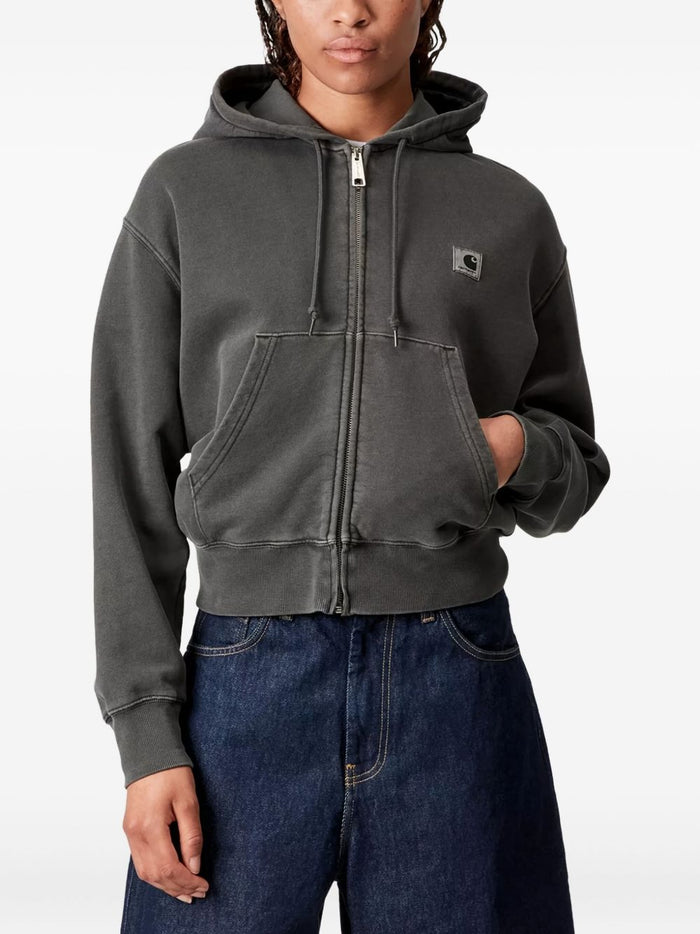 Carhartt Wip Felpa Crop Donna Nero 1