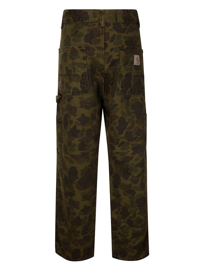 Carhartt Pantalone Verde Uomo Camouflage Duck Single Knee 2