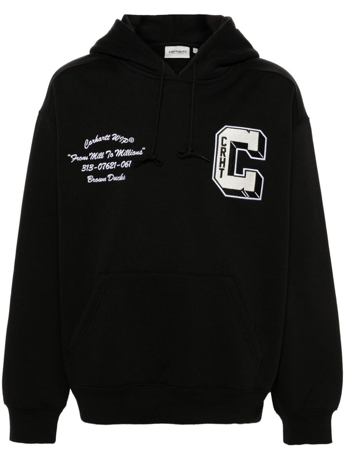 Carhartt Black Sweatshirt Men Logo C 5