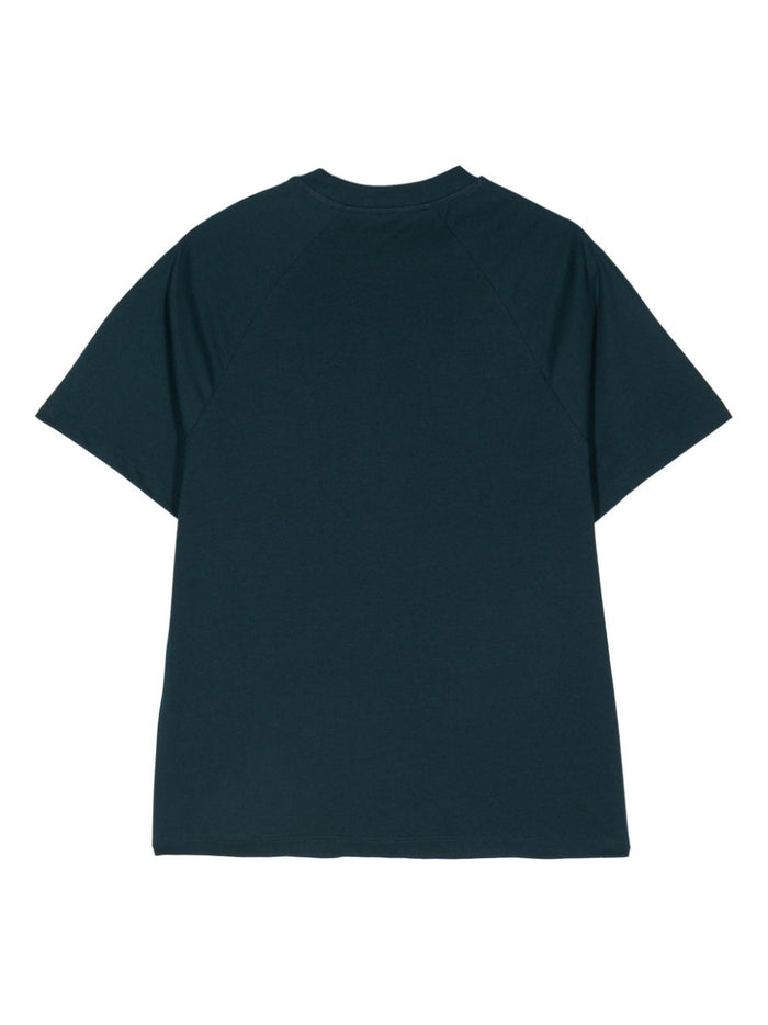 Carhartt T-shirt Blu Donna Logo Signature 2