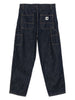 Carhartt Jeans Blu Donna Single Knee W' Brandon Lavaggio Scuro 2