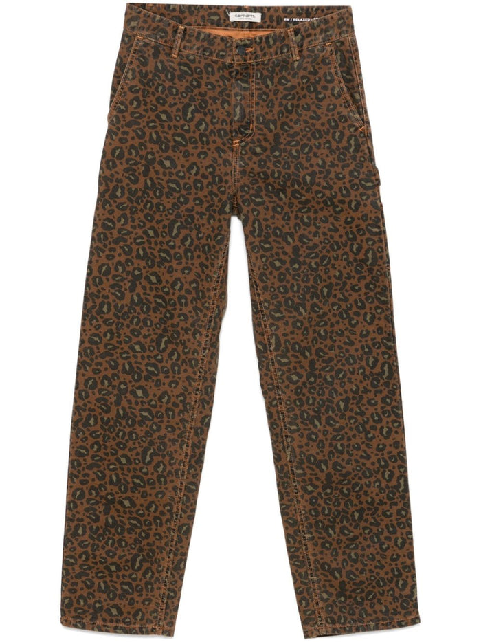 Carhartt Pantalone Marrone Donna W' Leo Pierce Pant 1