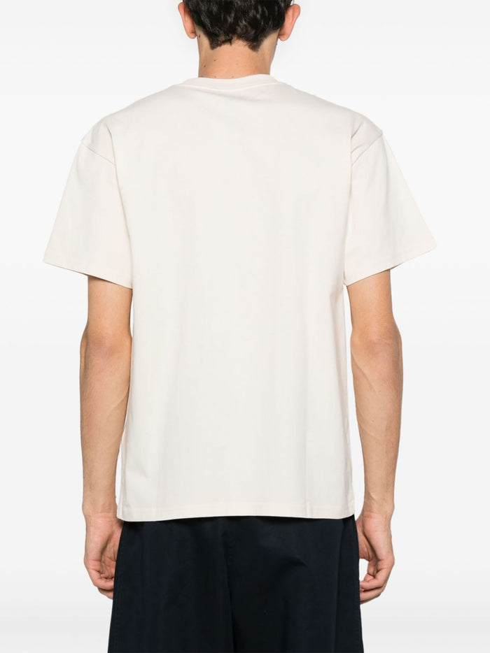 Carhartt Wip T-shirt Bianco Uomo Logo Strass 2