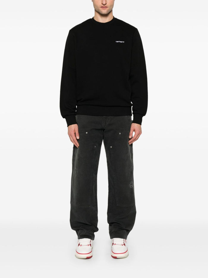 Carhartt Wip Black Sweatshirt Men 2