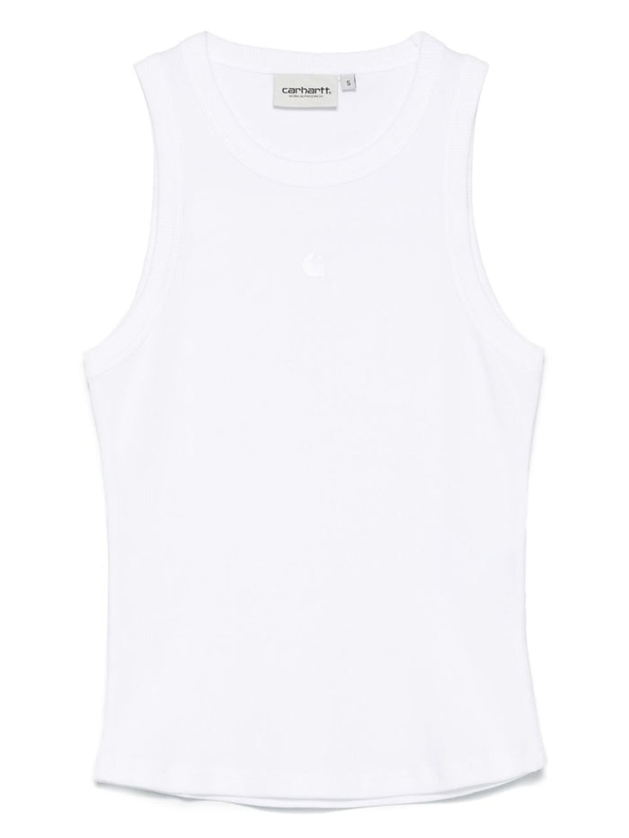 Carhartt Wip T-shirt Smanicata Donna Bianco 1