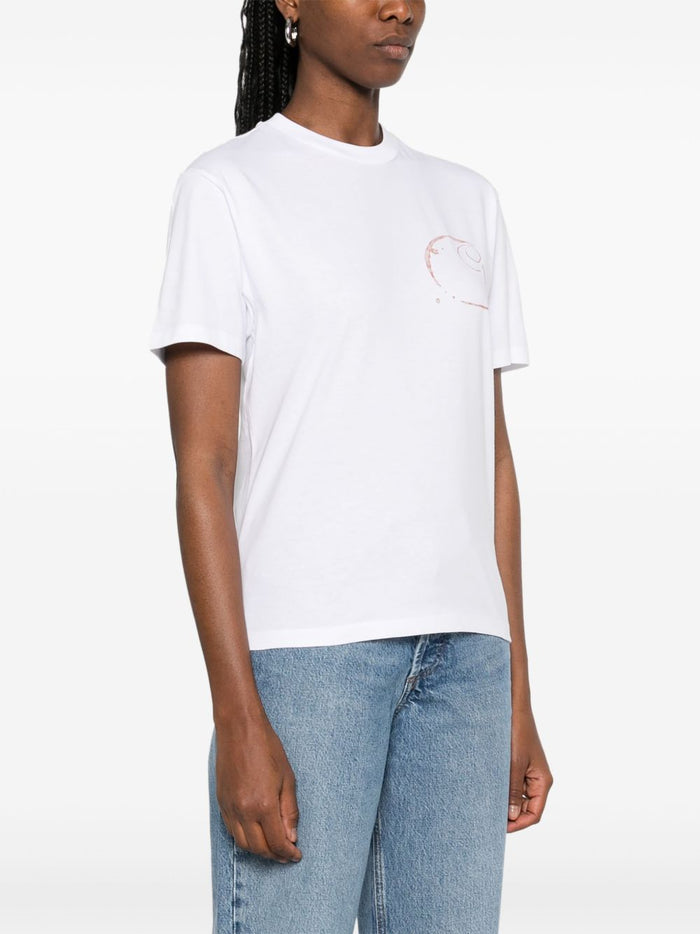 Carhartt Wip T-shirt Bianco Donna 3