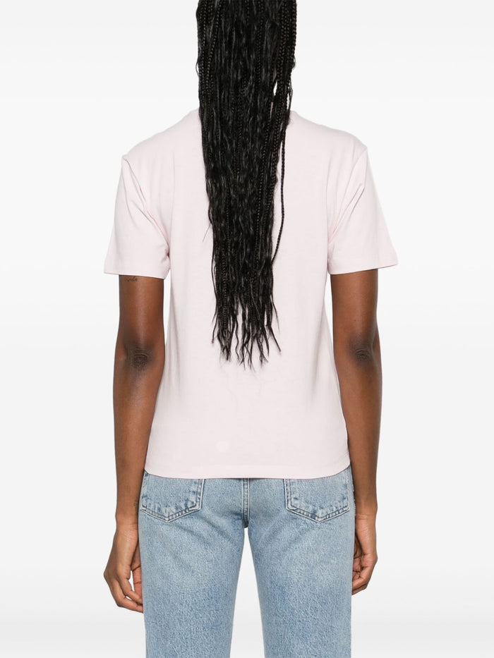 Carhartt Wip Donna T-shirt Rosa Stampa Logo 3