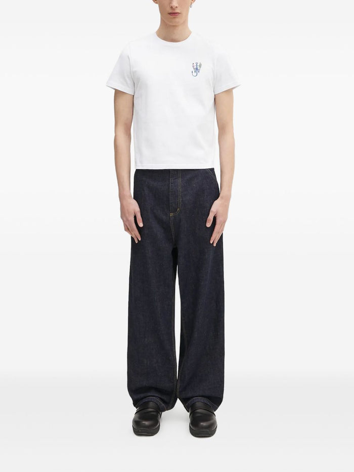 Carhartt Wip Wide Pant Uomo Jeans Blu Gamba Ampia 2