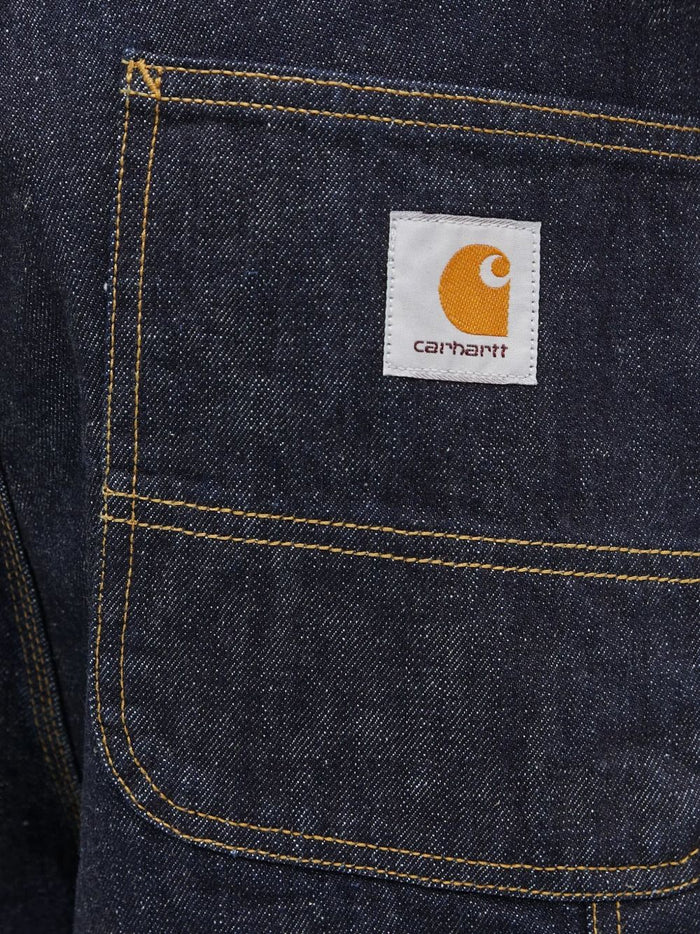 Carhartt Wip Wide Pant Uomo Jeans Blu Gamba Ampia 5