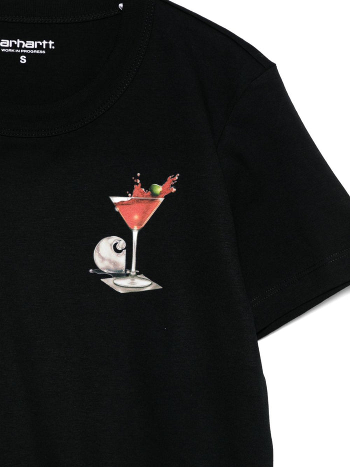 Carhartt WIP T-shirt Donna Cocktail Nero 3