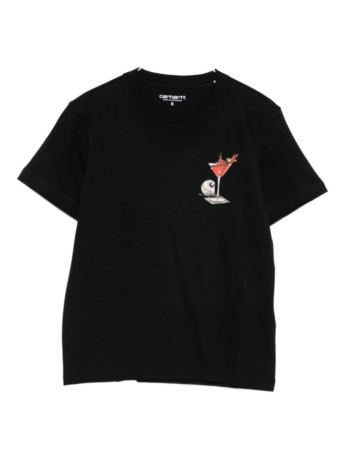 Carhartt WIP T-shirt Donna Cocktail Nero 1