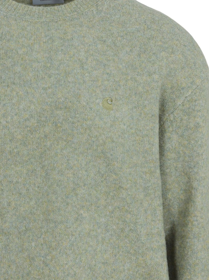 Carhartt Wip Maglia Verde Uomo Girocollo 3