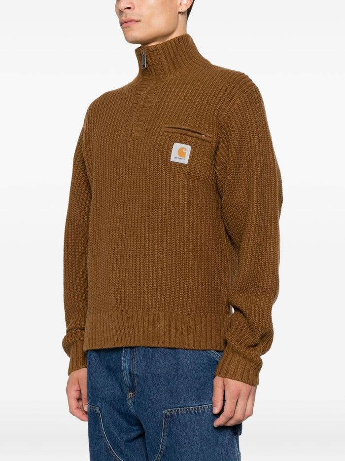Carhartt Wip Felpa Marrone Uomo 5