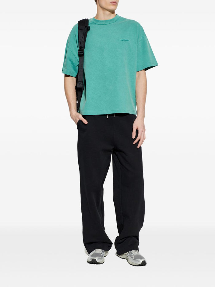Carhartt Wip T-shirt Benton Uomo Verde 2