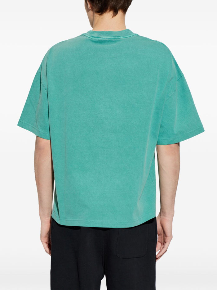 Carhartt Wip T-shirt Benton Uomo Verde 3