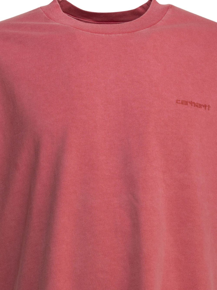 Carhartt Wip T-shirt Benton Uomo Rosa 7