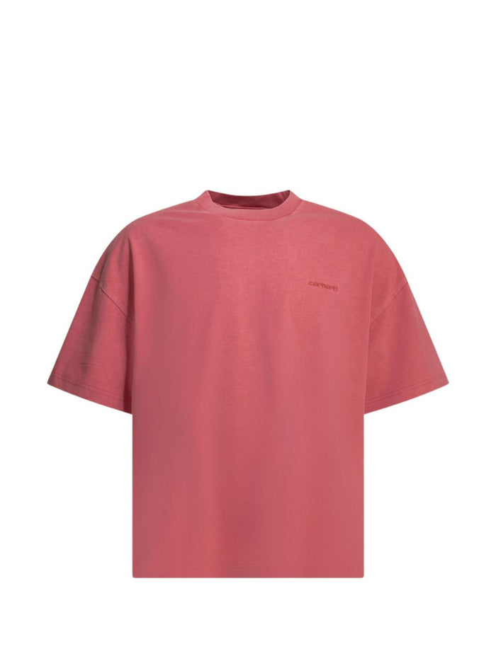 Carhartt Wip T-shirt Benton Uomo Rosa 1