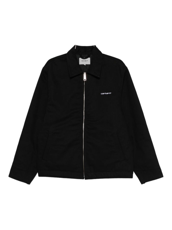 Carhartt Wip Giubbotto Nero Uomo Chiusura Cerniera 5